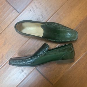 DOLCE & GABBANA DARK GREEN LOAFERS